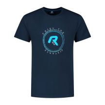 Rogelli Herren-T-Shirt mit Grafikprint, marineblau, Größe 3XL