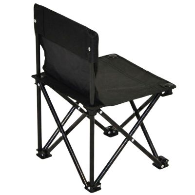 8. Faltbarer Campingstuhl, schwarz, 30 x 30 x 25/47 cm, ENERO CAMP