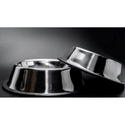 5. Hunde- und Katzennapf aus Edelstahl, 34 cm