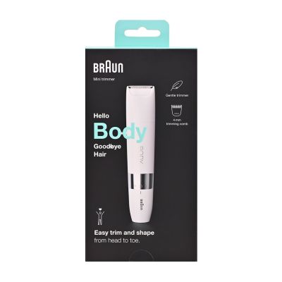 3. BRAUN Series 1 BS1000 Trimmer Weiß und Silber