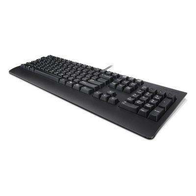 Lenovo 4Y41R64588 Tastatur für Zuhause/Büro, USB, US-Englisch, Schwarz