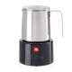 3. Illy 23760 Milchaufschäumer/Milchwärmer, Schwarz, Edelstahl