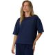 Damen-T-Shirt 4F F3489 marineblau 4FWAW26TTSHF3489 31S