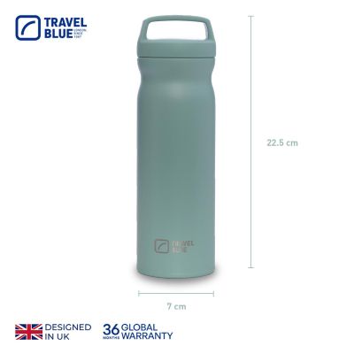 7. TRAVEL BLUE THERMOSFLASCHE GRÜN
