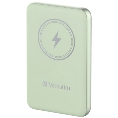 Verbatim Charge 'n' Go Lithium-Polymer-Akku (LiPo) 10000 mAh, kabellos aufladbar, Grün
