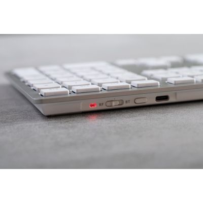 3. Kabellose Tastatur für Mac KW 9100 Slim Wireless Silber Deutschland