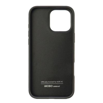 6. Audi Kunstleder iPhone 16 Pro Max 6,9" schwarz/schwarz Hardcase AU-TPUPCIP16PM-GT/D2-BK