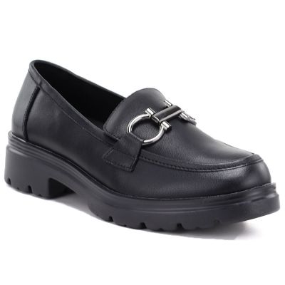Schwarze Damen-Lederschuhe von Lords, Modell Jezzi JH03-2
