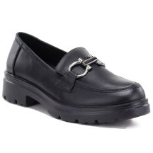 Schwarze Damen-Lederschuhe von Lords, Modell Jezzi JH03-2