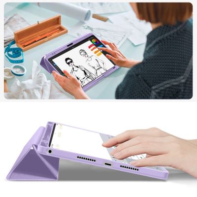 12. Tech-Protect SmartCase Stiftetui für Lenovo Idea Tab 11.0 TB-336, Lila