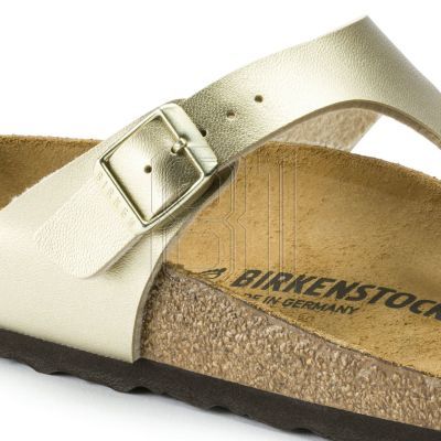 5. Birkenstock Gizeh Birko-Flor Gold Damen Flip-Flops (1016109)
