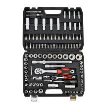 AWTOOLS Schraubenschlüsselsatz, 108-teilig, 1/2" / 1/4", schwarz