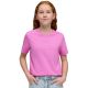 Puma ESS T-Shirt mit zentriertem Katzenlogo für Kinder, pink, 692972 74