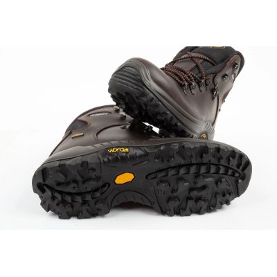 8. Grisport Herren-Trekkingschuhe, knöchelhoch, aus marronefarbenem Leder, wasserdicht