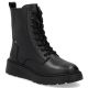Gefütterte Damen-Lederstiefeletten Rieker schwarz 70401-00
