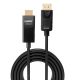 2. Lindy 40926 2m DisplayPort HDMI Typ A (Standard) Kabeladapter Schwarz