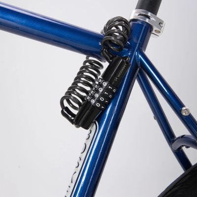 10. Wozinsky WBN-01R Fahrradschloss für Fahrradhelme, wasserdicht, 4-stellige Zahlenkombination – schwarz