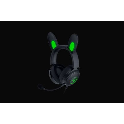 5. Razer Wired, On-Ear, Schwarz, Gaming-Headset, Kraken V2 Pro, Kitty Edition
