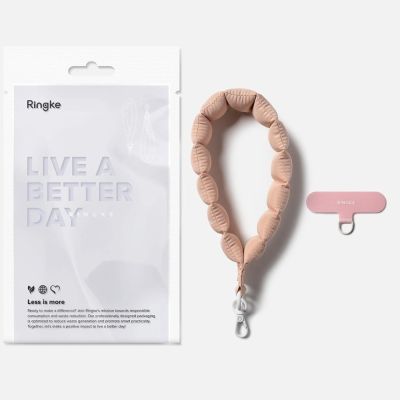 7. Ringke Handyhalter & Handschlaufe mit Polsterung – Pink