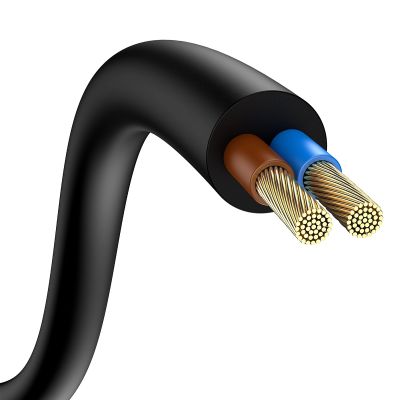 5. Baseus GaN3 Pro Schnellladegerät GaN 2 x USB Typ C / 2 x USB 65W PD, QC4.0+, AFC, PPS + Kabel USB Typ C - USB Typ C 1m schwarz (CCGP040101)
