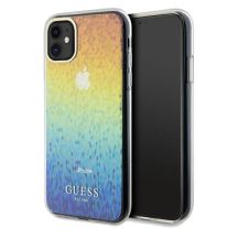 Guess IML Faceted Mirror Disco Iridescent Hülle für iPhone 11 / Xr – mehrfarbig