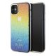 Guess IML Faceted Mirror Disco Iridescent Hülle für iPhone 11 / Xr – mehrfarbig