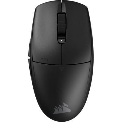 6. Corsair M55 Gaming-Maus, rechte Seite, RF Wireless + Bluetooth + USB Typ-A, optisch, 24000 DPI
