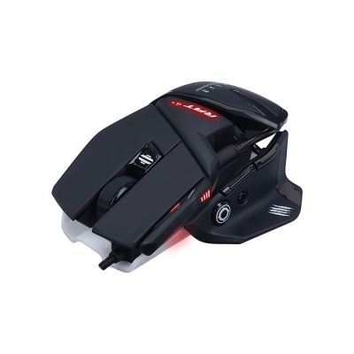 4. Mad Catz THE AUTHENTIC RAT 4+ Gaming-Maus (MR03MCINBL000-0)