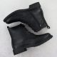 14. Gefütterte schwarze Damen-Lederboots im Worker-Stil Sergio Leone BT25172-S