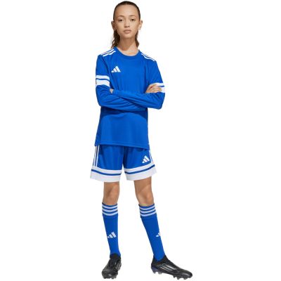 18. adidas Squadra 25 Langarm-T-Shirt für Kinder, Blau JJ0046