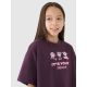 2. Oversize-Crop-Top mit Print für Mädchen 4F 4FJRSS25TTSHF2587-50S