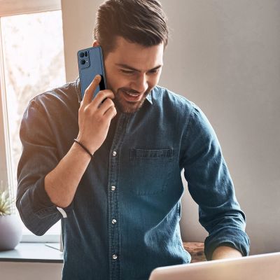 11. Dux Ducis Fino Hülle mit Nylonmaterial bezogen Oppo Reno7 Pro 5G schwarz