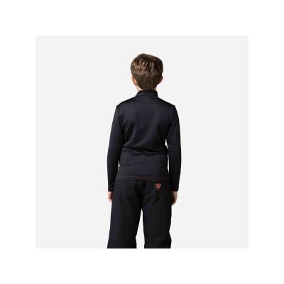 4. ROSSIGNOL Boy Hero 1/2 Zip Warm Stretch Sweatshirt Schwarz