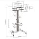 11. Equip 650630 TV-Halterung 2,18 m (86") Silber