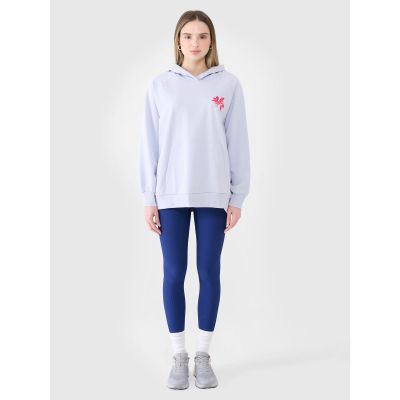 7. Oversize-Sweatshirt für Damen mit Kapuze, offen, Größe 4F 4FWSS25TSWSF1578-34S