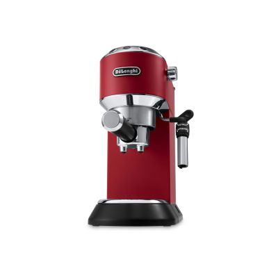 2. DeLonghi Dedica Style EC 685.R Siebträger-Espressomaschine (1300 W; Farbe Rot)