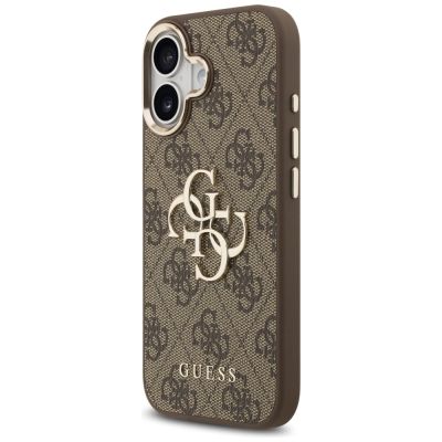 2. Guess 4G Big 4G Classic Logo Hülle für iPhone 17 - Braun und Gold