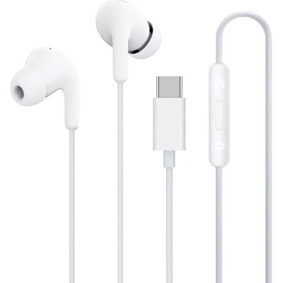 Xiaomi BHR8931GL In-Ear-Kopfhörer (kabelgebunden, USB-C, mit Fernbedienung) – Weiß