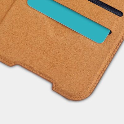 10. Nillkin Qin Case Klapphülle für Xiaomi Redmi Note 11T 5G / 11S 5G / 11 5G (China) / Poco M4 Pro 5G – Schwarz