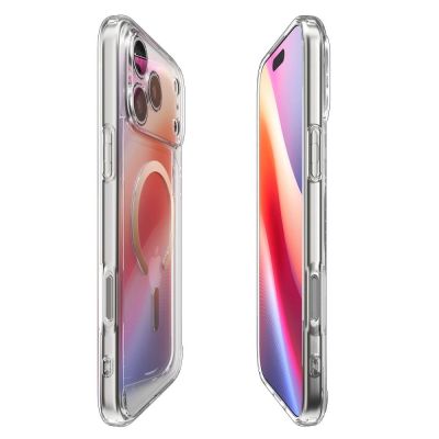 5. Spigen Ultra Hybrid MagSafe Case für iPhone 17 Pro Max - Transparent Gold