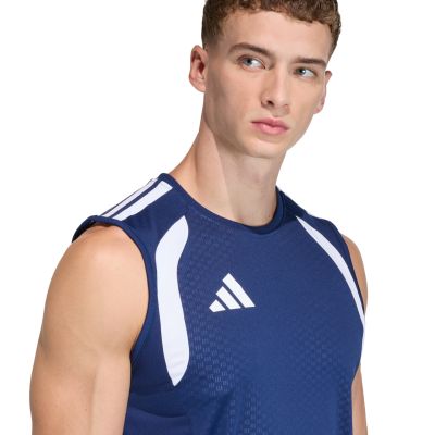 5. Herren-Tanktop adidas Tiro 26 Competition Sleeveless Jersey marineblau JY6433