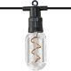 10. Party-Lichterkette für den Außenbereich, 12 Spiralen, 12 LED-Lampen, 6,3 m, 230 V