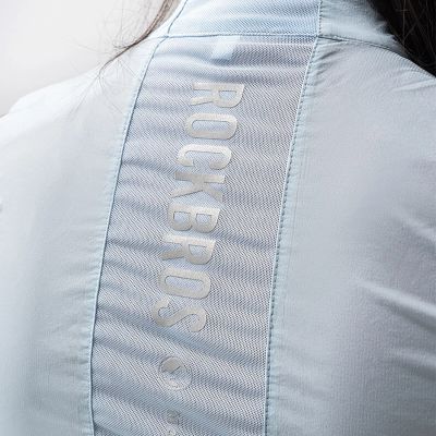 10. Rockbros TLMJ003 ROAD TO SKY Damen-Radweste, leicht und atmungsaktiv, Größe S – blau