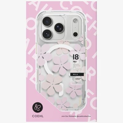 5. Uniq Coehl Mila Magnetische Ladehülle für iPhone 18 Pro / 17 Pro – Pink