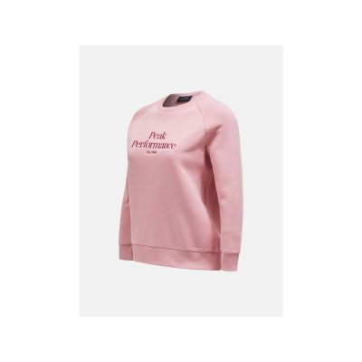 2. Peak Performance W Original Crew Pink Sweatshirt