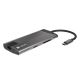 3. NATEC MULTIPORT-ADAPTER FOWLER PLUS USB-C->USB 3.0 3X, HDMI 4K, USB-C PD, RJ45, MICRO SD NMP-1690