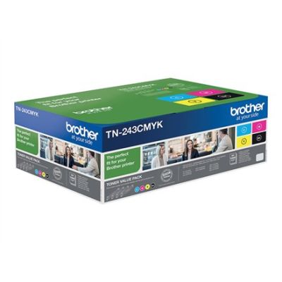 7. Brother Toner-Kit TN243CMYK=TN-243CMYK, 1000 Seiten