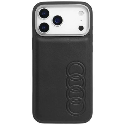 Audi TT Kunstleder MagSafe Case für iPhone 17 Pro - Schwarz