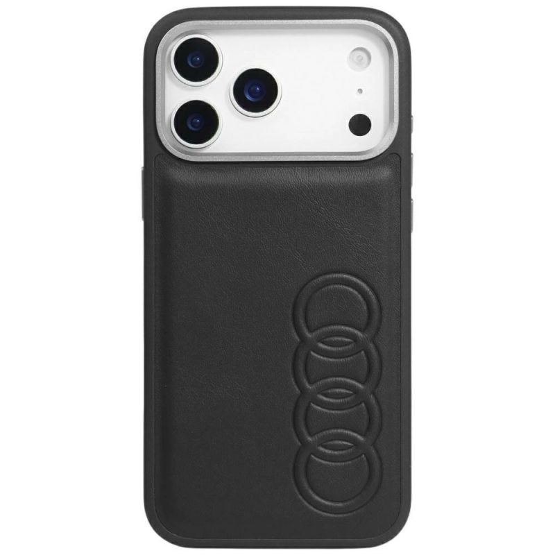 Audi TT Kunstleder MagSafe Case für iPhone 17 Pro - Schwarz