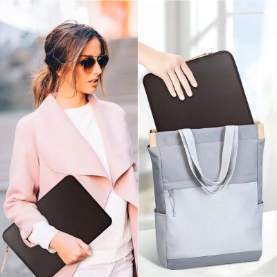 14. Tech-Protect Fleece-Laptoptasche 13-14" - Braun